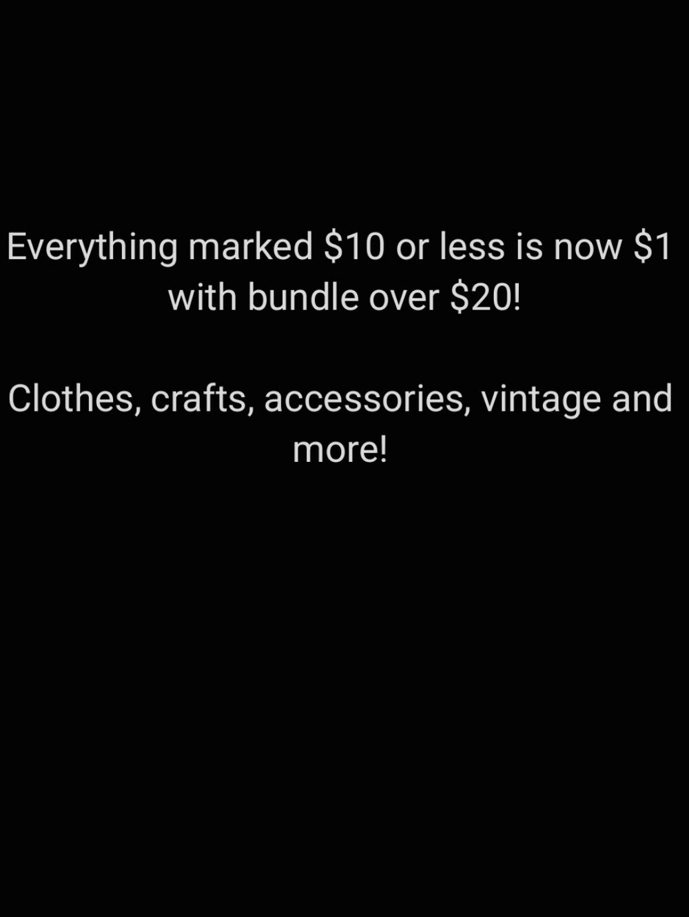 $1 With Bundle Over $20!
